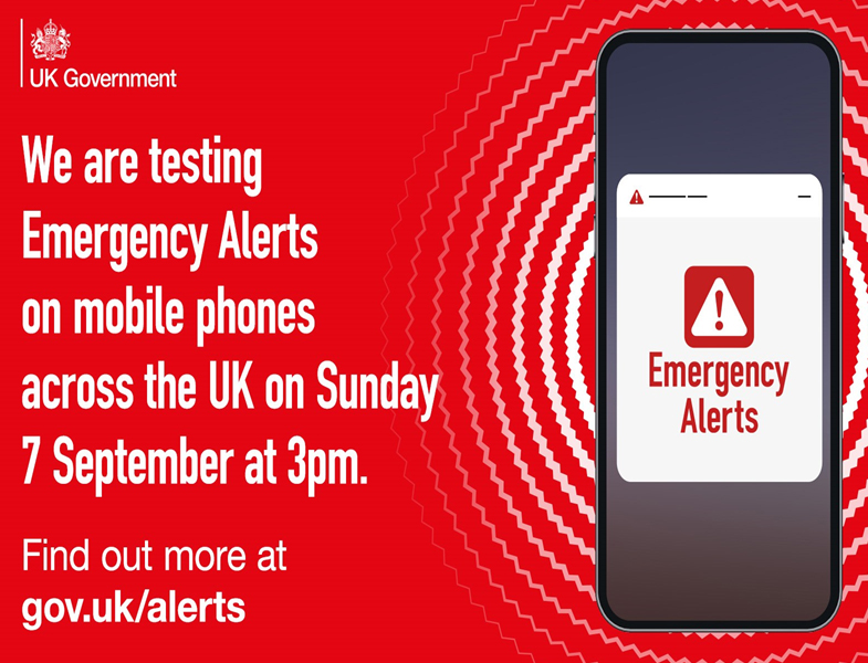 Emergency alert test this Sunday,&nbsp;3pm